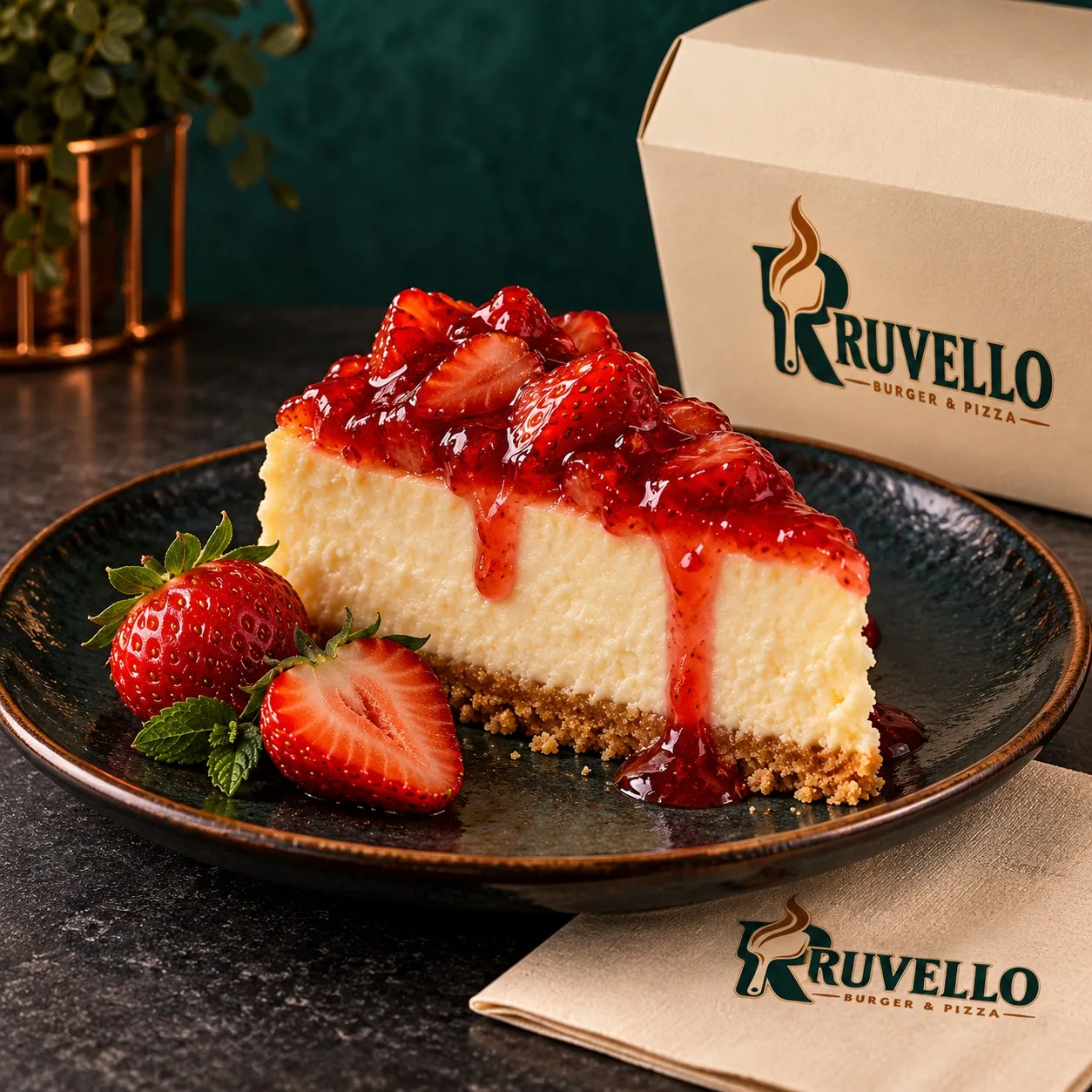 Ruvello • Cheesecake de Morango